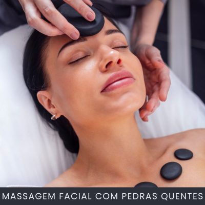 Massagem facial com pedras quentes curso online