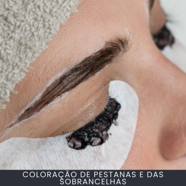 Coloração de pestanas e sobrancelhas