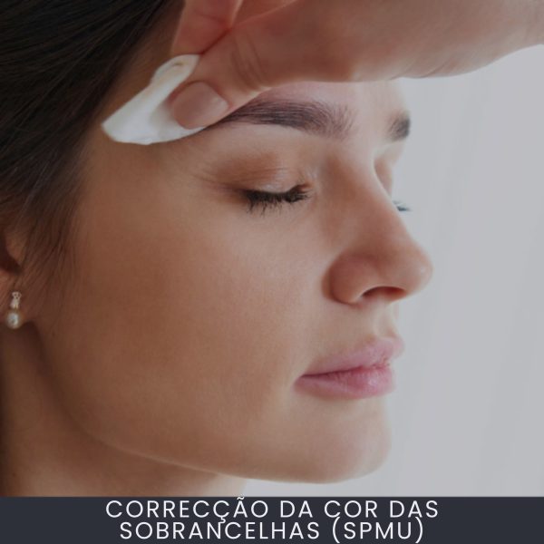 Semi-permanente make up para correção da cor das sobrancelhas curso online