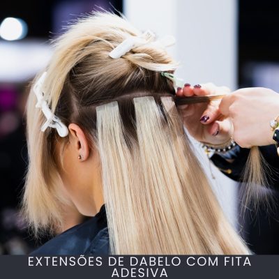 Extensões de cabelo com Fita Adesiva curso online