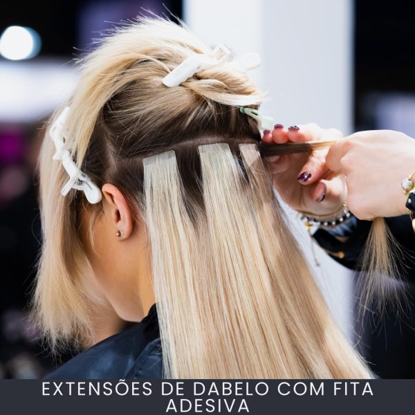 Extensões de cabelo com Fita Adesiva curso online Extensões de cabelo com Fita Adesiva curso online