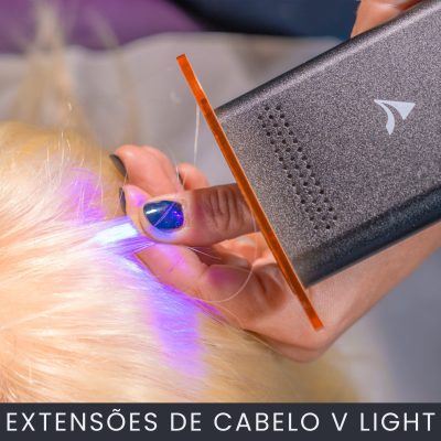 Extensões de cabelo V light curso online